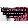 ASOS - Single&#039;s Day - 30% Off Everything (code)! Today Only
