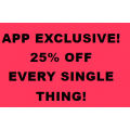 ASOS - Lunar Year Sale: 25% Off Everything via App (code)! 3 Days Only