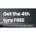 Bridgestone - Get 4th Free Bridgestone Turanza Serenity Plus Tyres