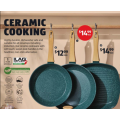 Aldi - Kitchen Cookware Sale: Ceramic Saucepan 2pk $19.99; Ceramic Stew Pot 22cm $19.99 etc. (Starts Wed 19th Jan)