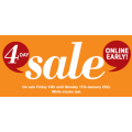 Harris Scarfe - 4 Days Sale: 50% Off Cookware, Cutlery &amp; Dinnersets; 50% Off Homeware; 30% Off Small Kitchen Appliances etc. (Online Only)