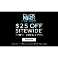 Adrenaline - 53 Hours Click Frenzy: $25 Off Sitewide - Minimum Spend $149 (code)