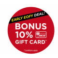 Bing Lee Early EOFY Bonus 10% Bing Lee Gift Card* with Selected TV purchases