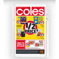 Coles Weekly 1/2 Price Specials (starting Wed 22 June 2022)
