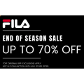 FILA End of Season Sale - Up to 70% off (Adult Sneakers from $20, Mens Tees from $10, Kids Footware from $20 and more deals)