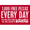 Pizza Hut 1000 Free Large Pizzas Every Day in August