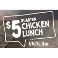 Red Rooster $5 Quarter Chicken &amp; Chips (Until 4pm everyday)