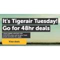 Tigerair - Tuesday Flight Frenzy: Domestic Flights from $64 e.g. Gold Coast to Sydney $64 etc.
