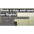 Tigerair - $20 Off Flights when you Book &amp; Complete a Stay